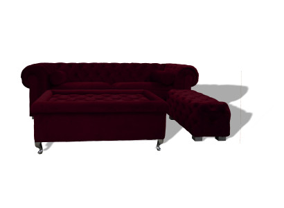 Chesterfield Sofa Polster Designer Couchen Sofas Garnitur Couch SLIII Sofa №19