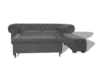 Chesterfield Sofa Polster Designer Couchen Sofas Garnitur Couch SLIII Sofa №21