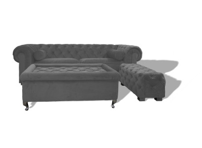 Chesterfield Sofa Polster Designer Couchen Sofas Garnitur Couch SLIII Sofa №21