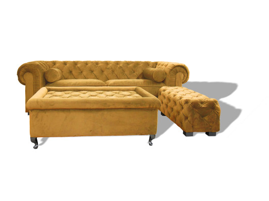 Chesterfield Sofa Polster Designer Couchen Sofas Garnitur Couch SLIII Sofa №22