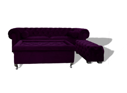 Chesterfield Sofa Polster Designer Couchen Sofas Garnitur Couch SLIII Sofa №23