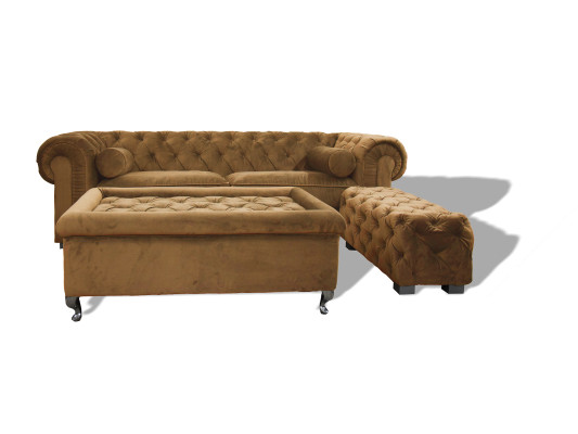 Chesterfield Sofa Polster Designer Couchen Sofas Garnitur Couch SLIII Sofa №25