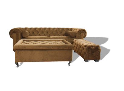 Chesterfield Sofa Polster Designer Couchen Sofas Garnitur Couch SLIII Sofa №25