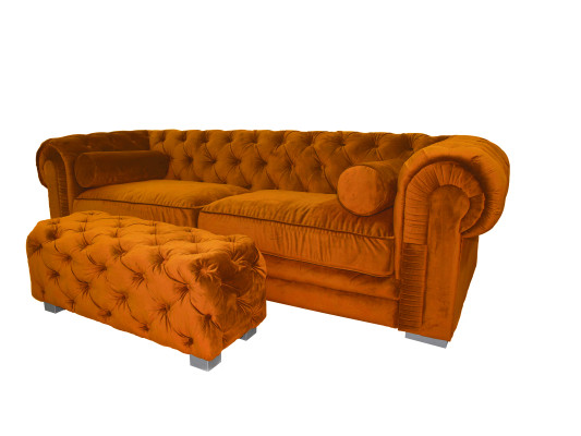 Chesterfield Sofa Polster Designer Couchen Sofas Garnitur Couch SLIII Sofa №41