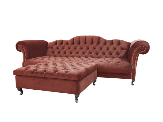 Chesterfield Sofa Polster Designer Couchen Sofas Garnitur Couch SLIII Sofa №48