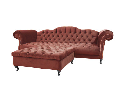 Chesterfield Sofa Polster Designer Couchen Sofas Garnitur Couch SLIII Sofa №48