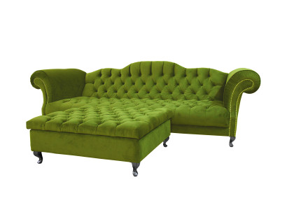 Chesterfield Sofa Polster Designer Couchen Sofas Garnitur Couch SLIII Sofa №57