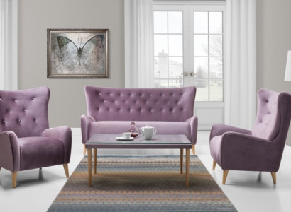 Sofagarnitur 2,50+1+1+Couchtisch Sofa Chesterfield Komplett Set Garnitur Couch