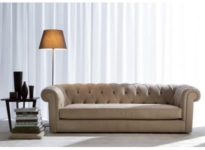 Sofagarnitur Polster Couch Sofa Klassik Chesterfield 3 Sitzer Sofas Washington