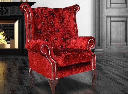 Ohrensessel Chesterfield Sessel Sitz Club Lounge Fernseh Sofa Relaxsessel Neu