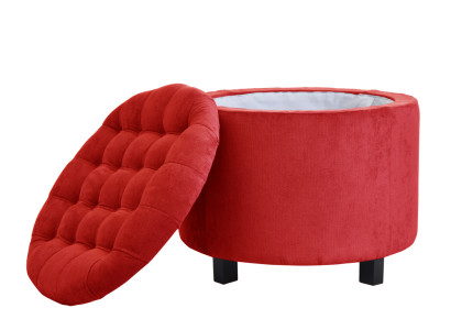 Hocker Fußhocker Ottoman Sitzhocker Sitzpouf Wohnzimmer Designer Solano