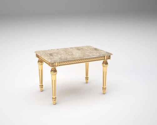 Beistelltisch Schlafzimmer Beistelltisch Klassische Design Möbel Holz Gold Neu