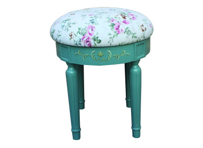 Designer Sitz Polster Bank Polster Sitz Hocker Bank Textil Holz Stil Landhaus
