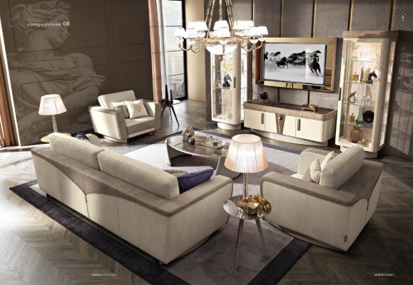 Sofagarnitur 3+2 Sitzer Set Design Sofas Polster Luxus Couchen Relax Moderne Neu
