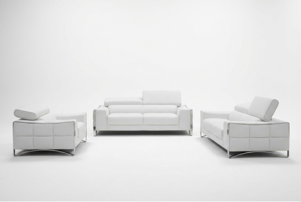 Sofa Couch Polster XXL Big 3 Sitzer (ohne 2+1) Sofas Leder Sitz Design