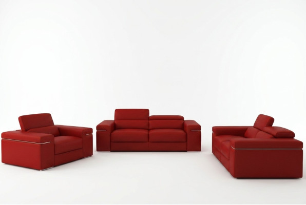 Sofa Polster Couch Sitz 3 Sitzer XXL Big Sofas Couchen Leder 3 Sitzplatz Neu