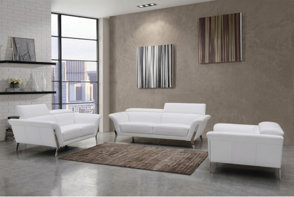 Sofagarnitur Leder Sofa Set 3+2 (ohne Sessel) Couch Sitz Polster Garnitur 1547
