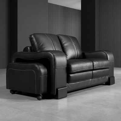 Sofagarnitur Polster Sofa Couch Sitz Set 3+2 Sitzer Couchen Sofas Leder Neu