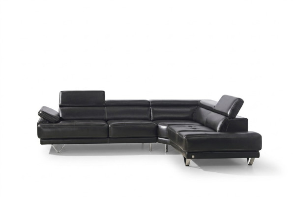 Multifunktion Couch Ecksofa Medien TV Sofa Couch Ledersofa 291 x 222cm LForm Neu