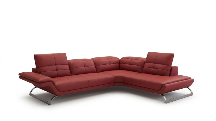 Multifunktion Couch Ecksofa Medien TV Sofa Couch Ledersofa Wohnlandschaft LForm