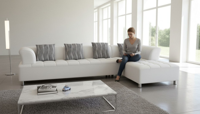 Design Polster Couch Wohnlandschaft Ecksofa Polster Sitz Garnitur Sofa L Form