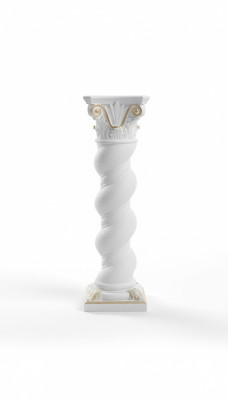 Säule Medusa Mäander Style Dekosäule Säulen Statue Ständer Barock 100cm Neu 1017