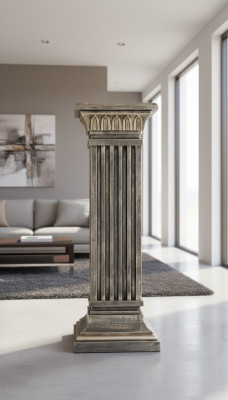 Medusa Säule Römische Säulen Marmor Skulptur Figur Deko Dekoration Ständer 1050