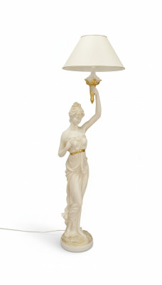 Skulptur Stand Leuchte Design XXL Steh Stand Lampe Wohnzimmer Leuchten 183cm