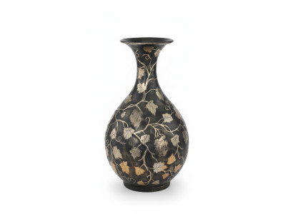 Design Blumen Topf Dekoration XXL Vase Vasen Handarbeit Deko Kelch Pokal 0856