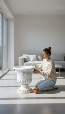 Blumen Kübel Design Vase Vasen Klassiche Design Antik Stil Römisch Boden Schalen