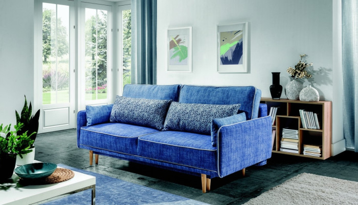 Mega komfortables modernes 3-Sitzer-Schlafsofa im klassischen Stil aus Europa