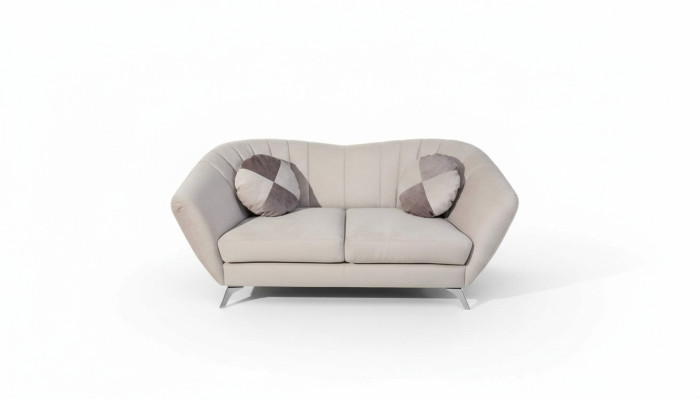 das 2-Sitzer-Sofa in einem eleganten und modernen Stil passt perfekt in jedes Interieur