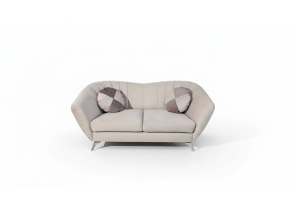 das 2-Sitzer-Sofa in einem eleganten und modernen Stil passt perfekt in jedes Interieur