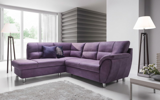 Das Ecksofa ist ein respektables modernes Design für Ihr Wohnzimmer