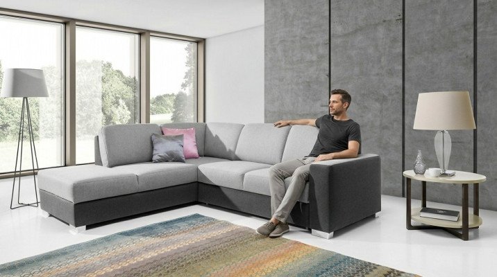 Multifunktions-Designer-Schlafsofa Eckform D für Wohnzimmer