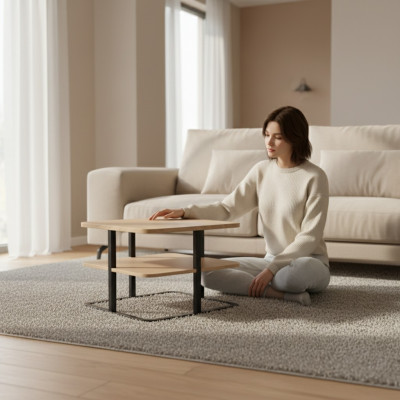 Couchtisch design beistell tisch designer tische holztische edler rechteckig