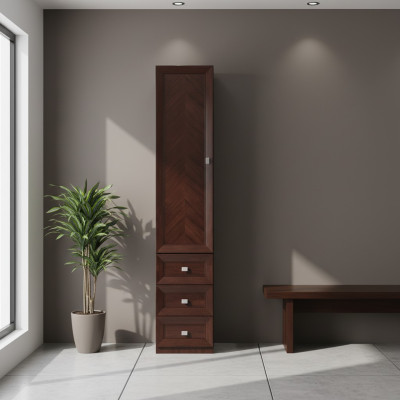 System Büro Möbel Vitrine Aktenschrank Regal Klassischer Holz Deko Schrank