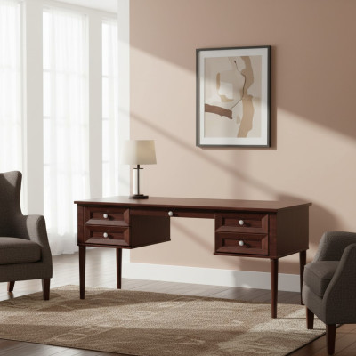 Edler Holz Büro Schreibtisch Klassischer Tisch Tische Büro Antik Stil Monaco