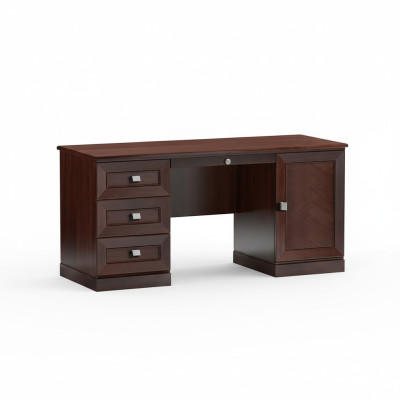 Edler Holz Büro Schreibtisch Klassischer Tisch Büro Tische Antik Stil Monaco