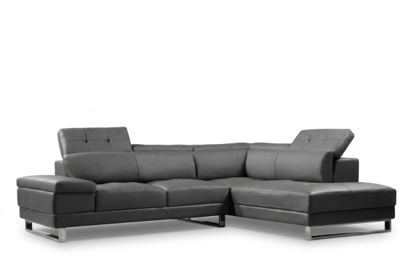Design Ledersofa Sofa Couch Polster Ecke Sitz Garnitur Wohnlandschaft