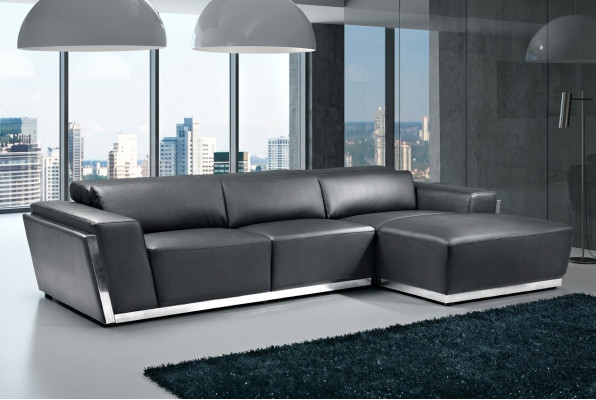 Multifunktions Wohnzimmer Ecksofa Garnitur Ledersofa Sitz Ecke Sofa