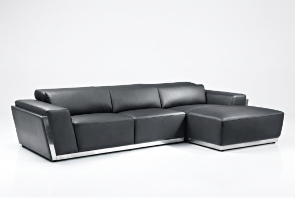 Multifunktions Wohnzimmer Ecksofa Garnitur Ledersofa Sitz Ecke Sofa