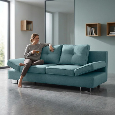 Schlafcouch 3 Sitzer Schlafsofa Bettfunktion Büro Wohnzimmer Couch Sofa Polster