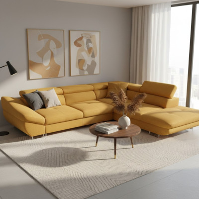 Funktions Couch Garnitur Schlafsofa Sofa Polster Wonzimmer Ecksofa Textl
