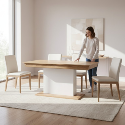 Hochwertiger Designer Esstisch Tische Esstische Holz Tisch Hotel Neu Aspen AS-S1