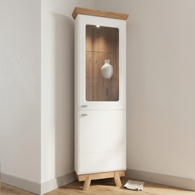 Hochwertige Designer Vitrine Hotel Möbel Einrichtung Schrank Regal Regale AS-WN