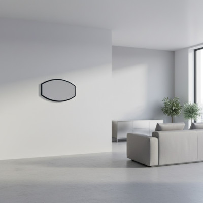 Spiegel Wandspiegel designer Dielen Wohnzimmer Bad Holz Glas Deko design