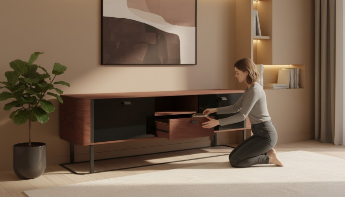 Büro Kommode Holz Schrank Holzkommode Moderne Kommoden RTV