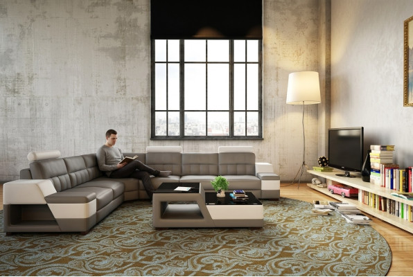 Designer Ecksofa Sofa Wohnlandschaft Polster Ecksofa Couchgarnitur