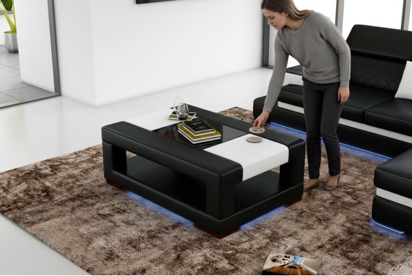 Luxus Wohnzimmer Glastisch designer Beistell Tisch Tische Wohnen